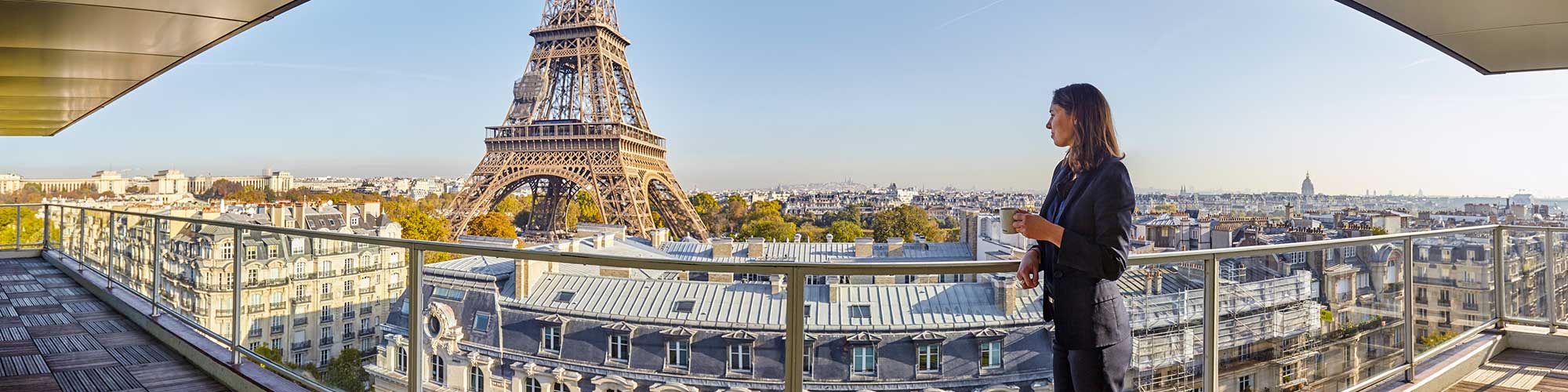 Hotel with Eiffel Tower view